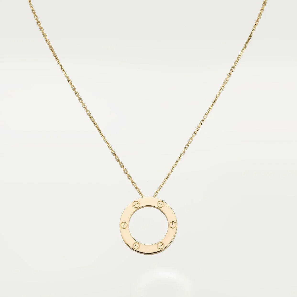 Collier halo (en argent et or)