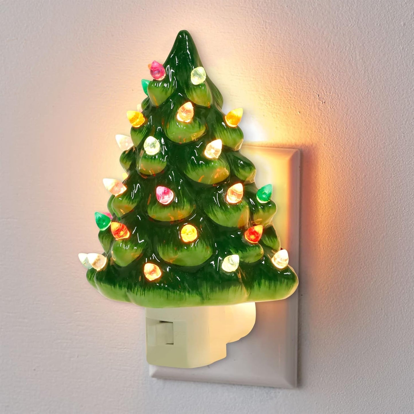 🎅Vente chaude de Noël-🎄Night Light de la céramique de Noël✨