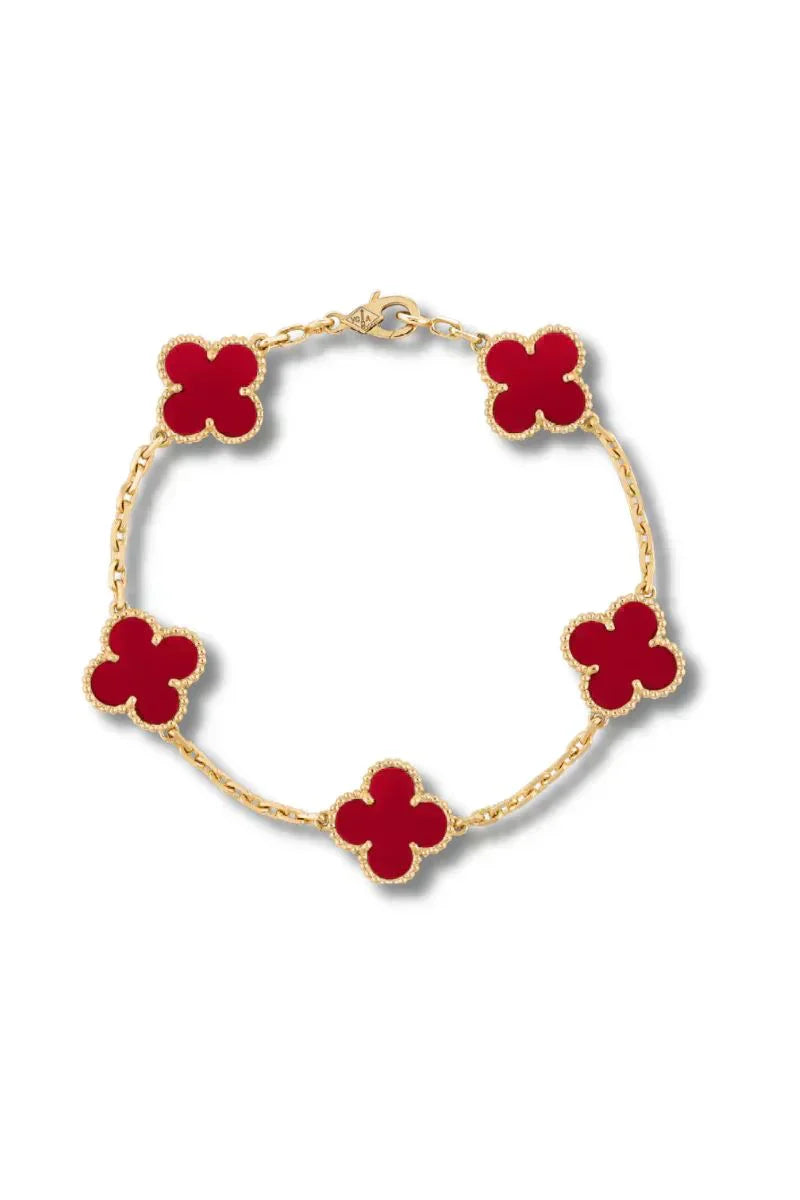 Kleeblatt-Armband – Rosey