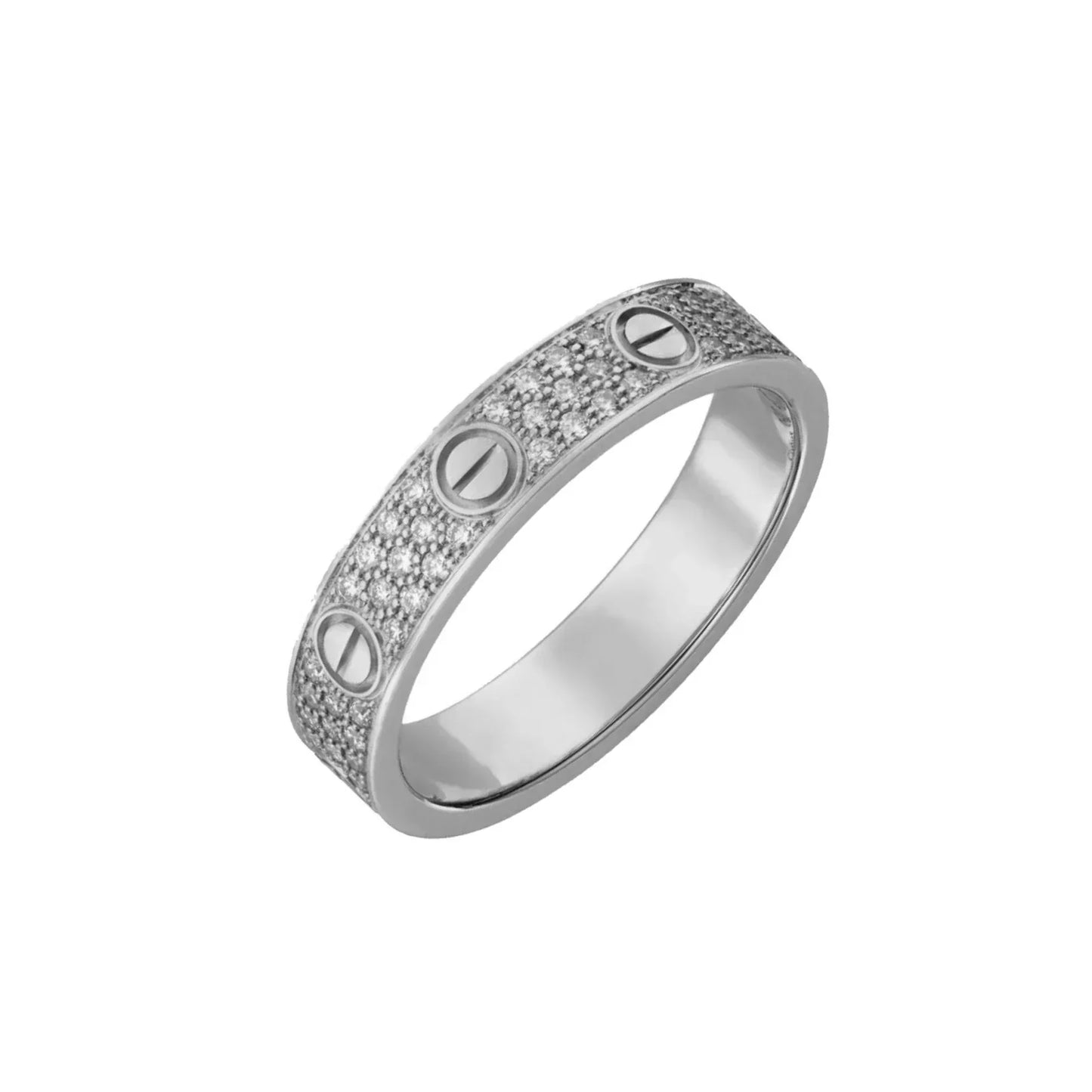 Bathy Shine Diamond Ring - Silver