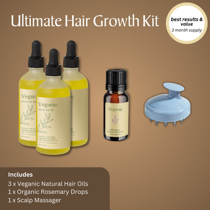 Veganie Natural Hair Growth Huile