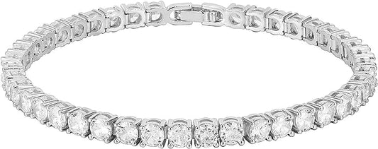 Ashley Classic Tennis Bracelet I Silver