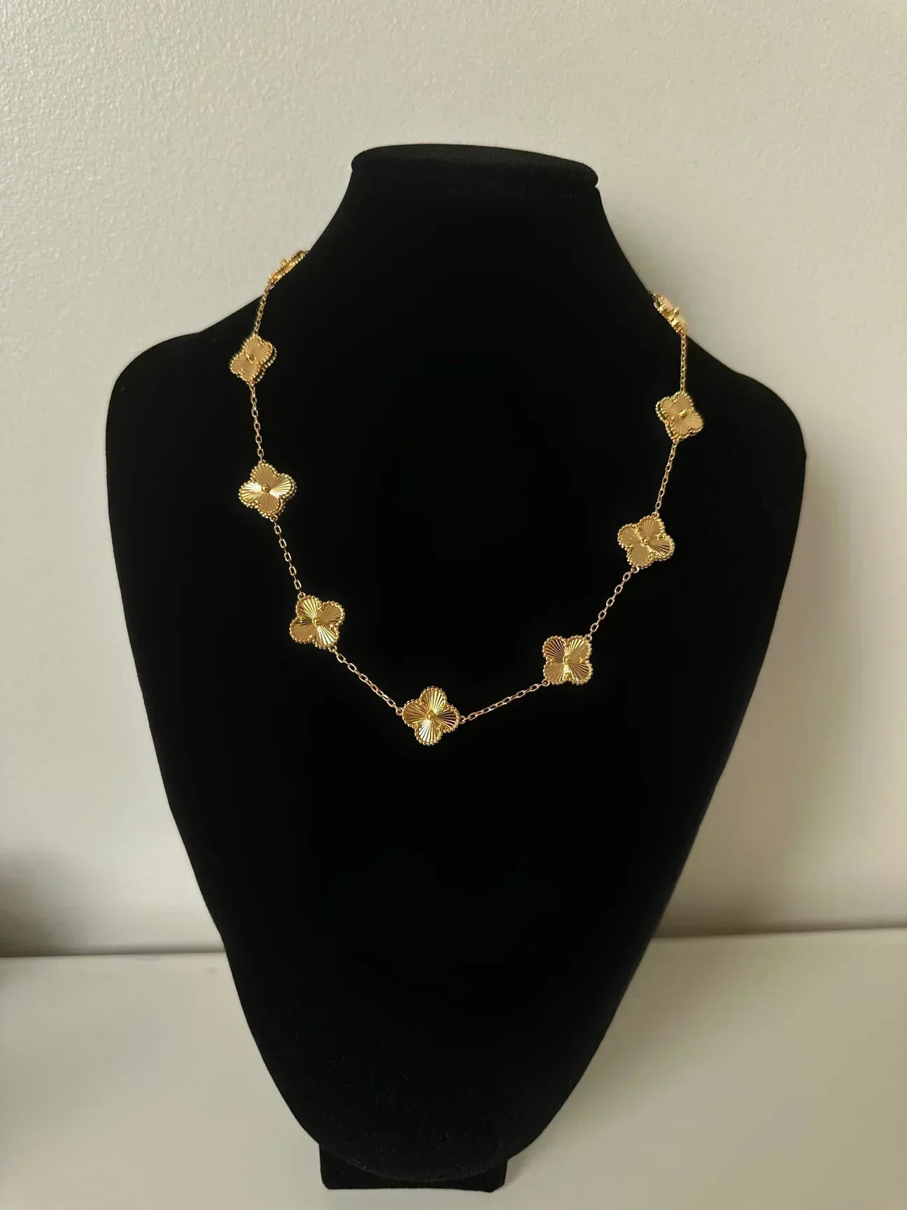 Multi Clover Gold VC ketting