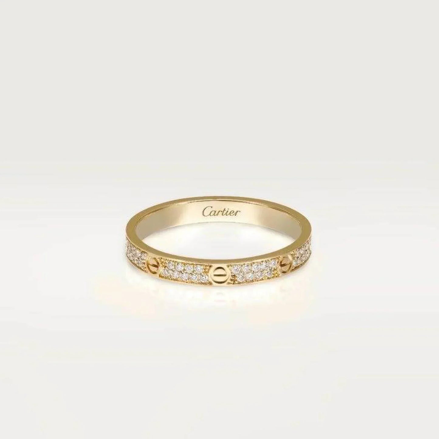 Sia Gold Diamanté Ring (Fine versie)