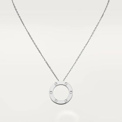 Collier halo (en argent et or)