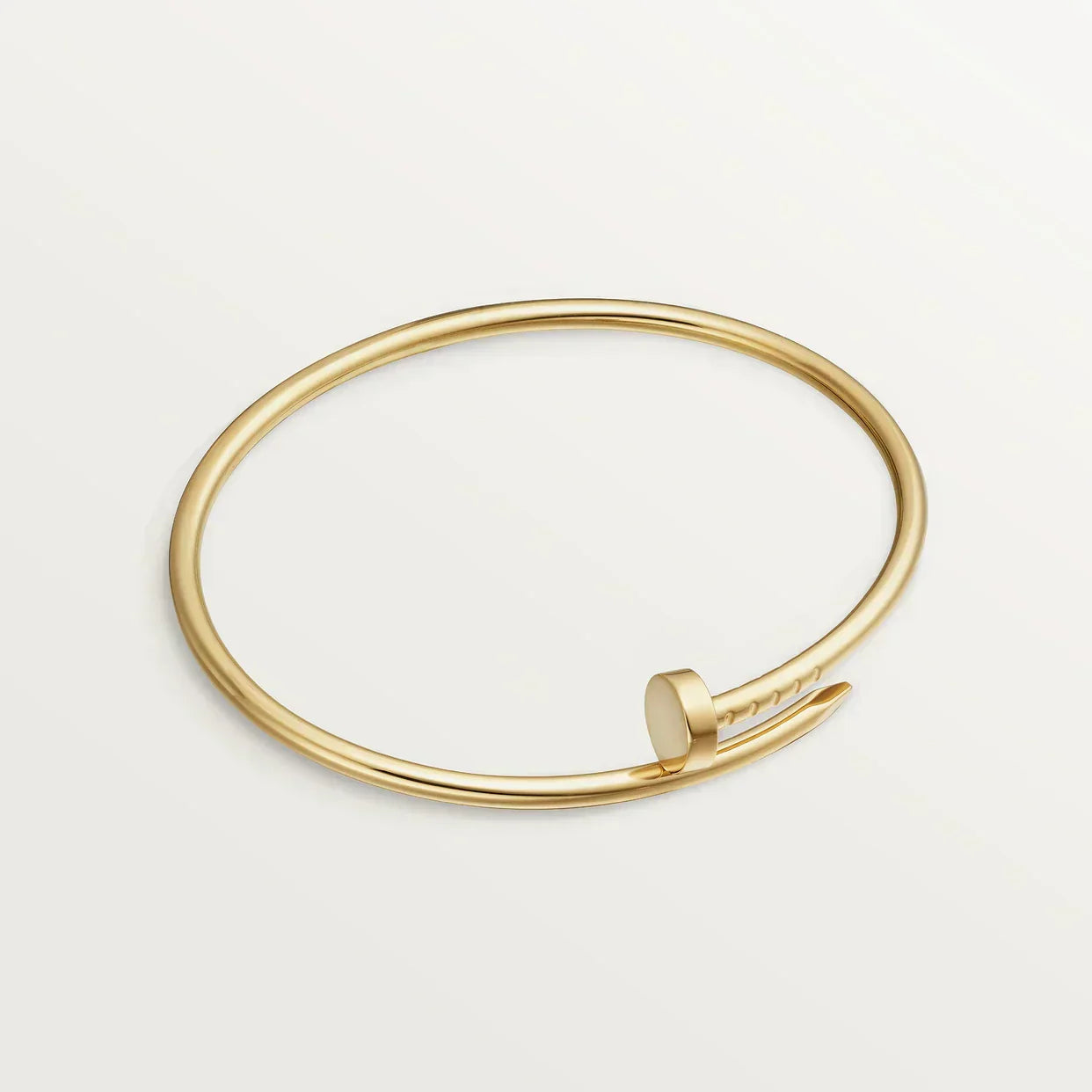 Nagelarmband (fijn) (in zilver en goud)