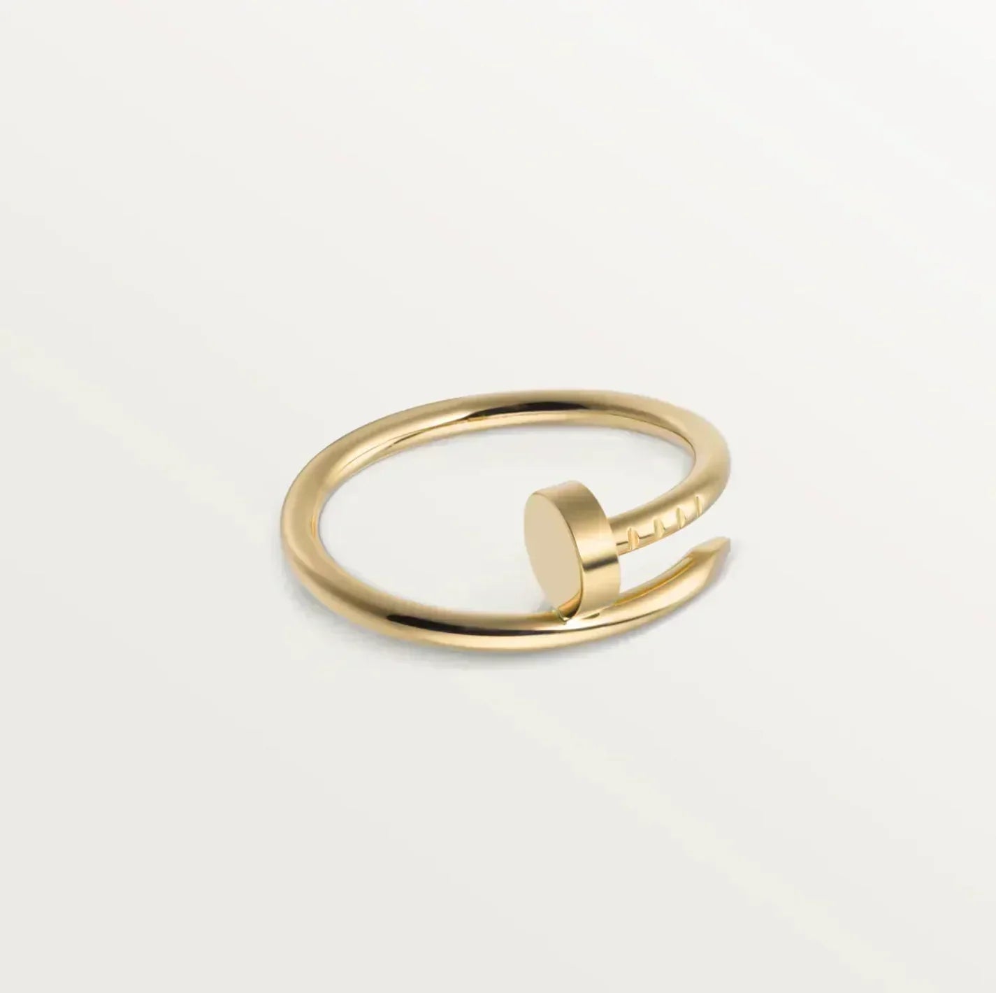 Bathy Twist Ring - Goud