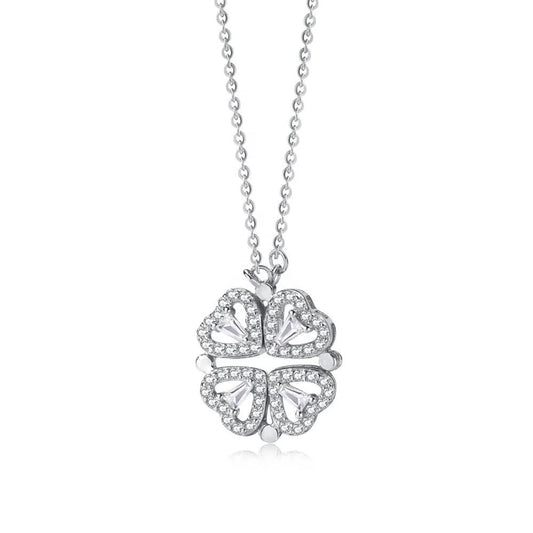 Collier en argent sterling "Luck Love"