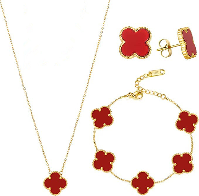 Clover Set Red