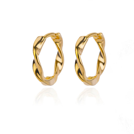 Twist & Turn Hoop Earring